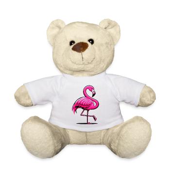 Flamingo - Teddy - Weiß - Vorne