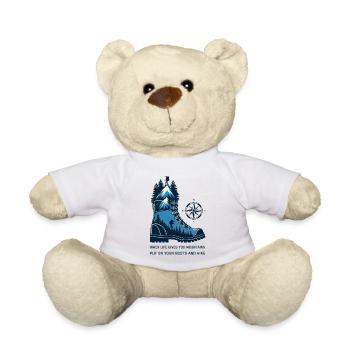 Bergstiefel mit Kompass - Teddy - Weiß - Vorne