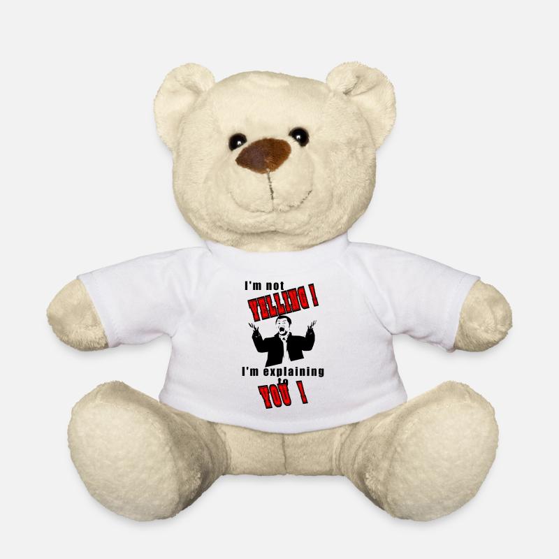 Ich schreie nicht, ich erkläre es - Teddy - Weiß