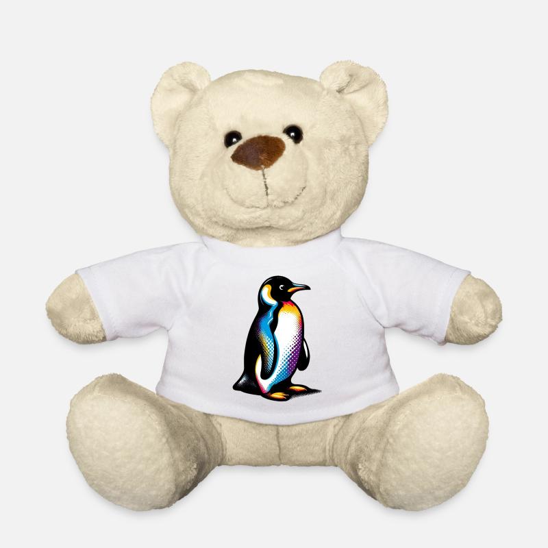 Pinguin - Teddy - Weiß