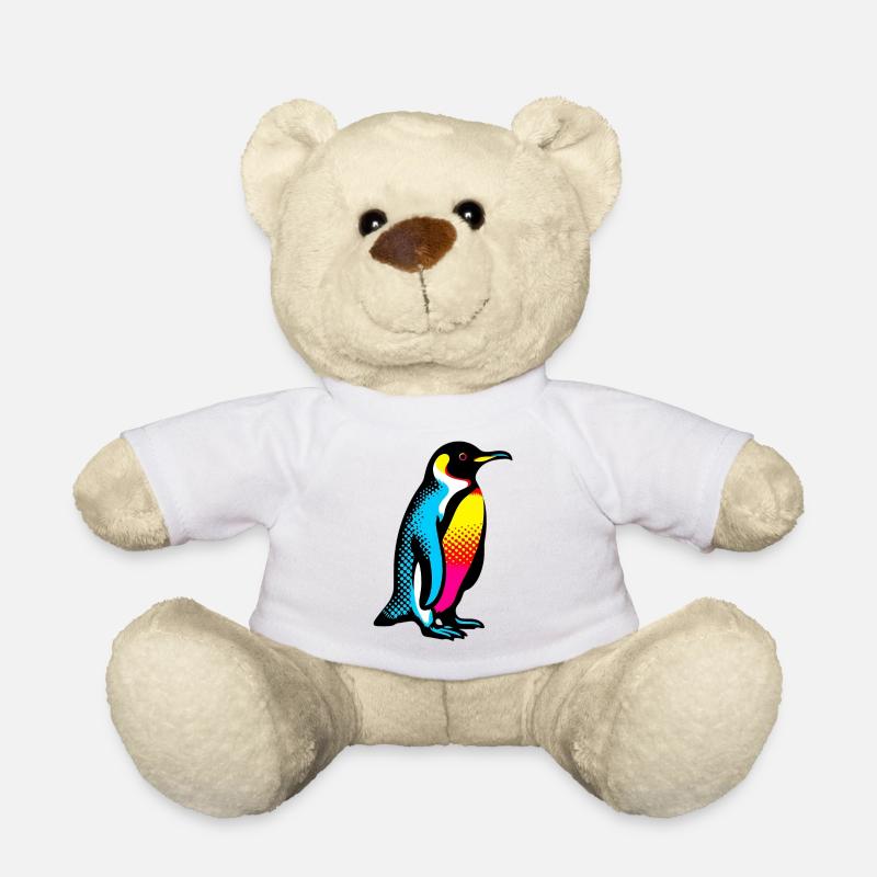 Pinguin - Teddy - Weiß