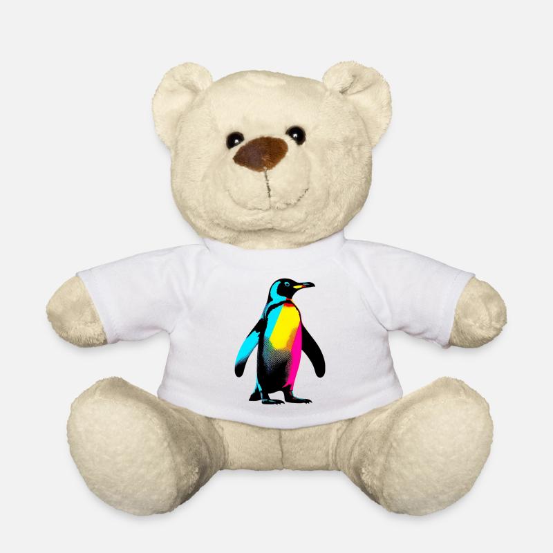 Pinguin - Teddy - Weiß