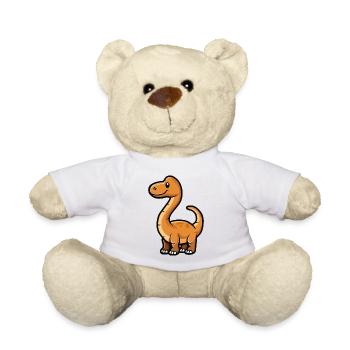 dinosaurier Brontosaurus - Teddy - Weiß - Vorne