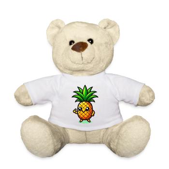 Pineapple - Teddy Bear - white - Front