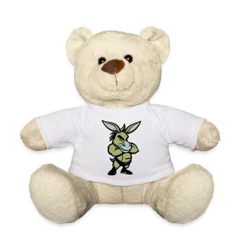 Bande dessinée de l’âne - Nounours - blanc - Devant