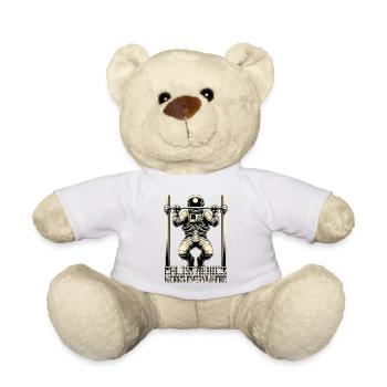 Calisthenics funktioniert überall Astronaut - Teddy - Weiß - Vorne