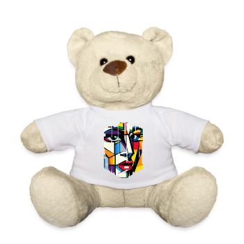 Frauen Girl Power Design Kunst Weiblicher Feminismus Symbol - Teddy - Weiß - Vorne