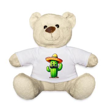 Cactus - Teddy Bear - white - Front