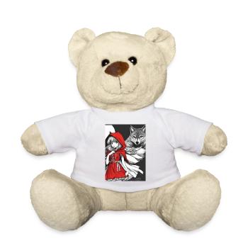 Chaperon rouge - Nounours - blanc - Devant