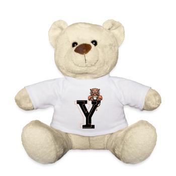 Brief und Tiger - Geschenkidee - Teddy - Weiß - Vorne