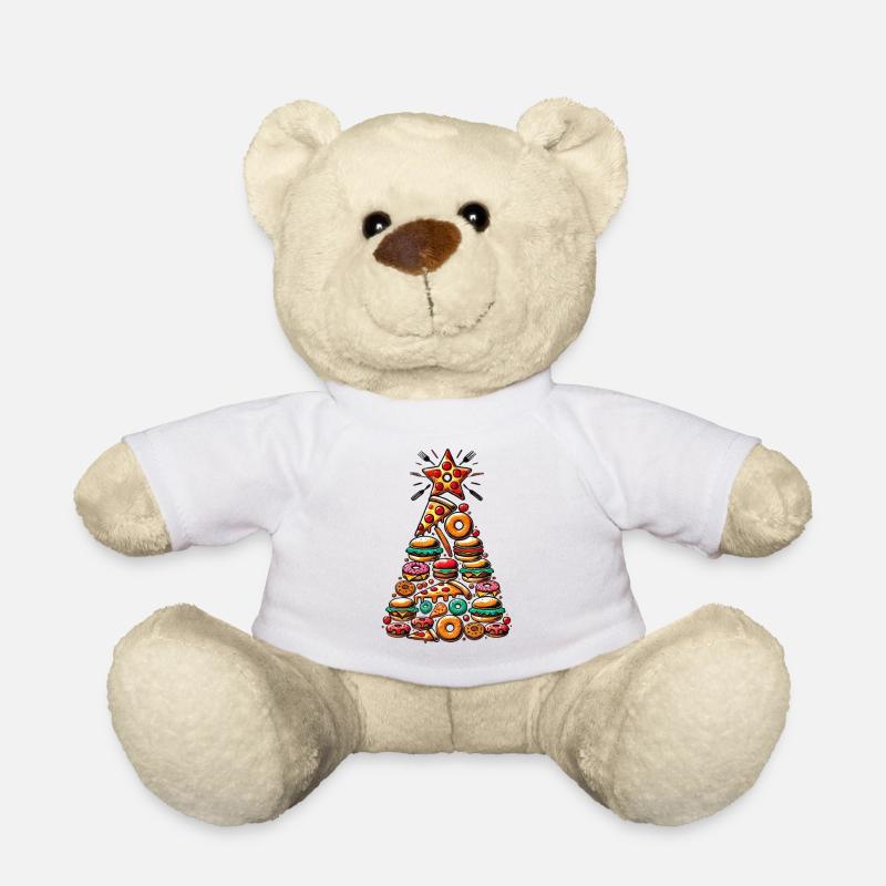 Arbre de Noël des fast-foods - Nounours - blanc