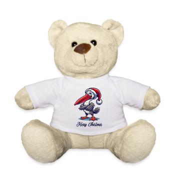 Pelikan Weihnachten - Teddy - Weiß - Vorne