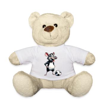 Ratte Fussballer - Teddy - Weiß - Vorne