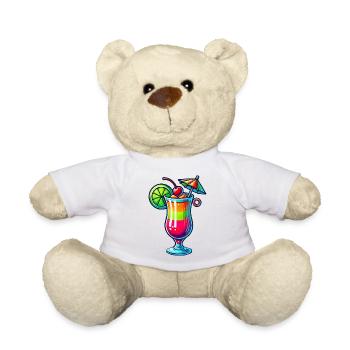 Cocktail - Teddy Bear - white - Front