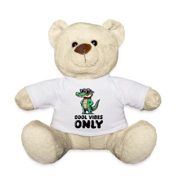 Crocodile Cool - Nounours - blanc - Devant