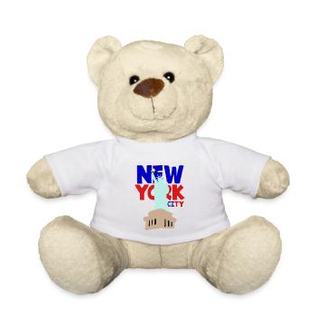 New York City  - Nounours - blanc - Devant
