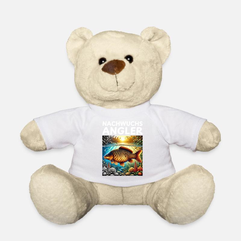 Young Anglers - Carp - Teddy Bear - white