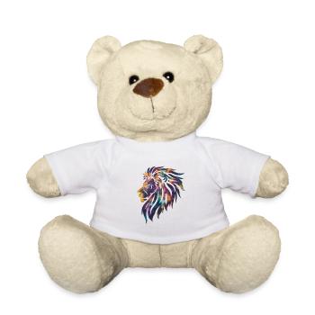 Galaxy Lion Cosmic - Teddy Bear - white - Front