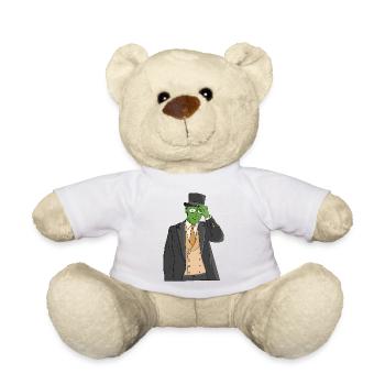 A space gentleman - Teddy Bear - white - Front