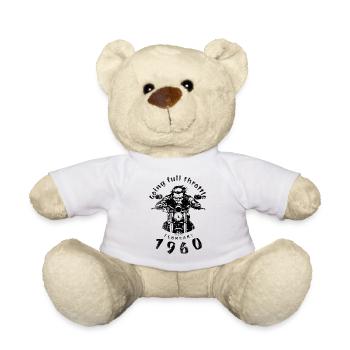 65. Anniversaire Plein régime depuis 02/1960 - Nounours - blanc - Devant