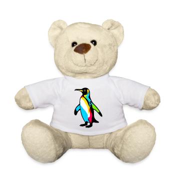 Penguin - Teddy Bear - white - Front