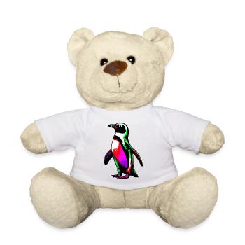 Penguin - Teddy Bear - white - Front