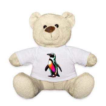 Penguin - Teddy Bear - white - Front