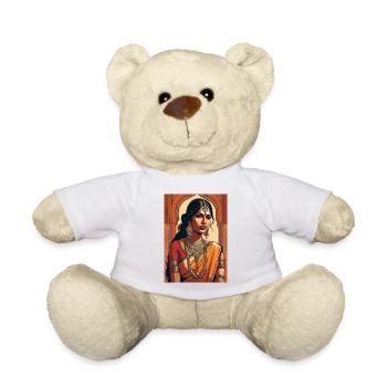 Inde Femme indienne Belle Pendjab - Nounours - blanc - Devant