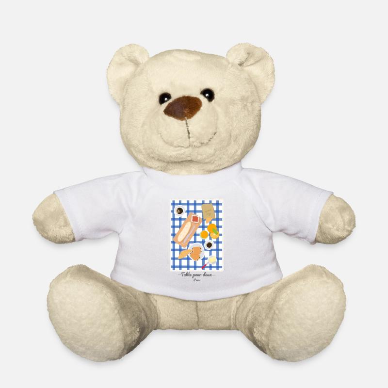 Table for two - France - Teddy Bear - white