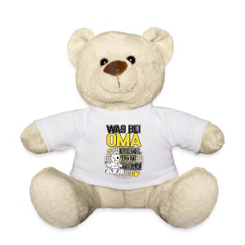 Was bei Oma passiert bleibt bei Oma Baby Design - Teddy - Weiß - Vorne