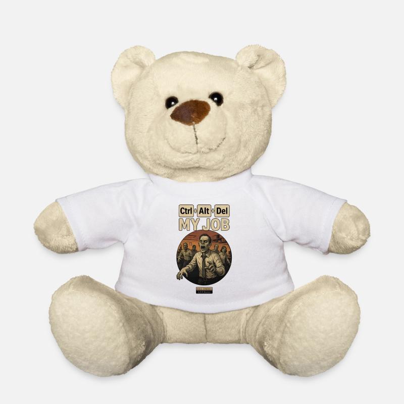 Ctrl+Alt+Suppr mon travail - Nounours - blanc