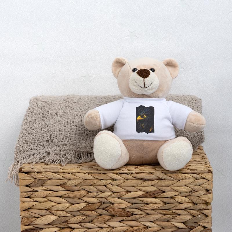 Glowing eagle's head in the dark Teddy Bear