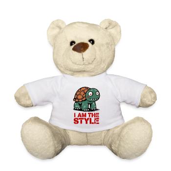 Tortue Je suis le Style - Nounours - blanc - Devant