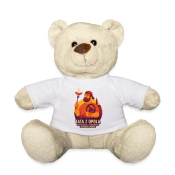 Dad from Opole – Master of Grill and Peace of Mind - Teddy Bear - white - Front