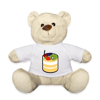 Gâteau - Nounours - blanc - Devant