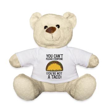 Du bist kein Taco - Teddy - Weiß - Vorne