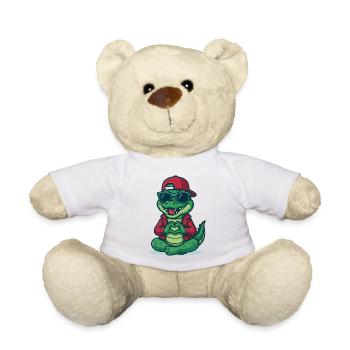 Crocodile Love Cool - Teddy - Weiß - Vorne