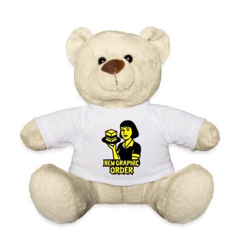 New Graphic Order #1 - Teddy Bear - white - Front