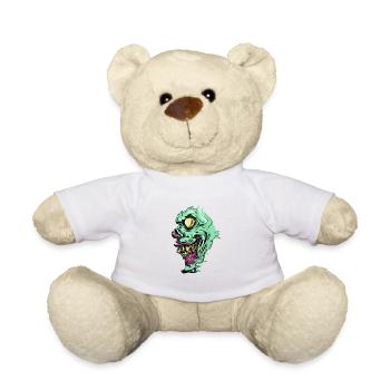 Zombie Face - Teddy - Weiß - Vorne