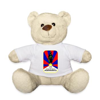 Union populaire pour l’indépendance du Tibet - Nounours - blanc - Devant