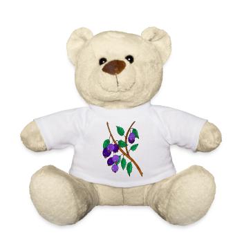 Pflaumen - Teddy - Weiß - Vorne