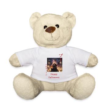 Halloween gothique démone fille - Nounours - blanc - Devant