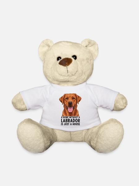 Labrador Spruch auf lustigem Haustierdesign - Teddy - Weiß