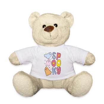 Spooky Halloween Ghost - Teddy Bear - white - Front