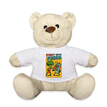 Der mächtige Brokkoli gegen die Limonadenbedrohung - Teddy - Weiß - Vorne