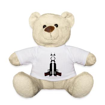 Rauchende Pistolen: Bang & Style - Teddy - Weiß - Vorne