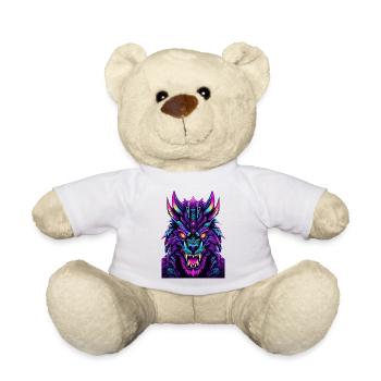 Neon Wolfsgeist - Teddy - Weiß - Vorne