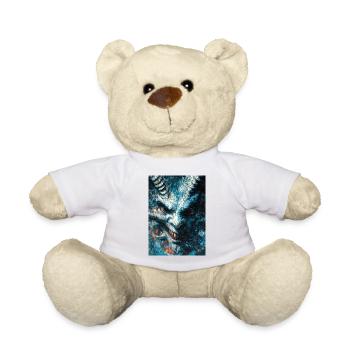 Grimmiger Eiswyrm-Porträt - Teddy - Weiß - Vorne