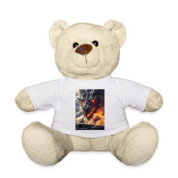 Dragon Clash Fiery Warfront - Teddy Bear - white - Front