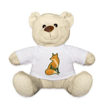 Forest Fox - Teddy Bear - white - Front